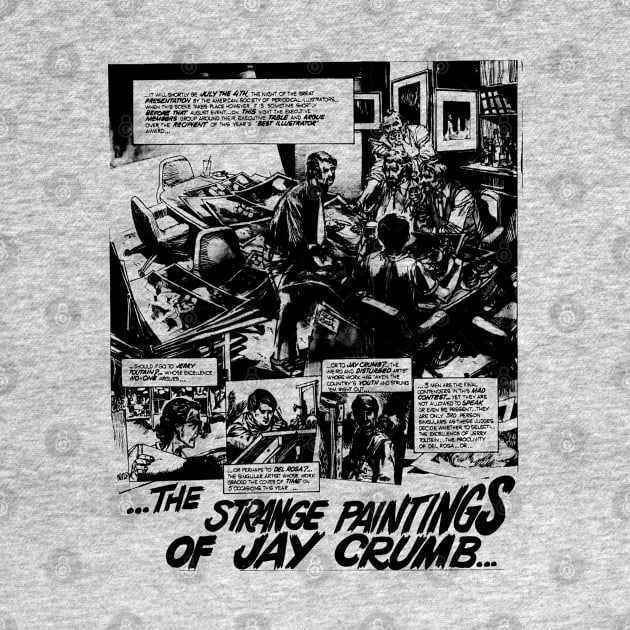 The Strange Paintings of Jay Crumb Ink Black No Background by REVISTANGO